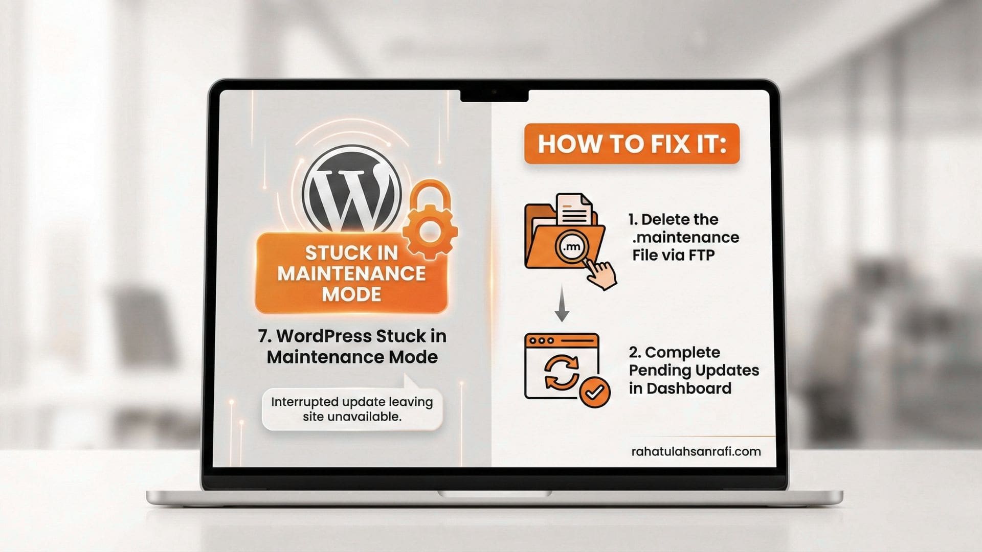 WordPress Stuck in Maintenance Mode
