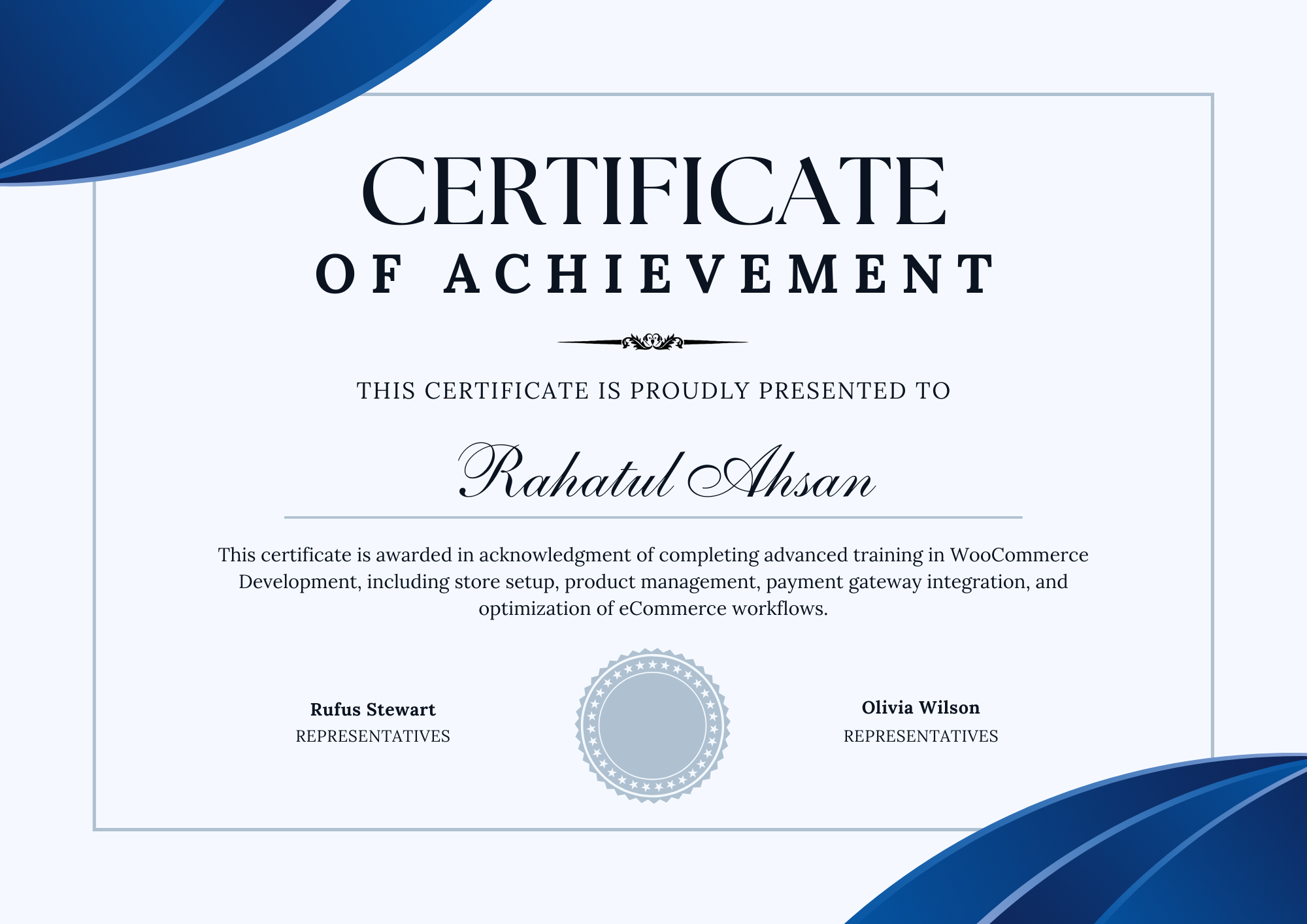 WooCommerce Certificate